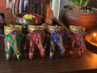 Elephant candle holder